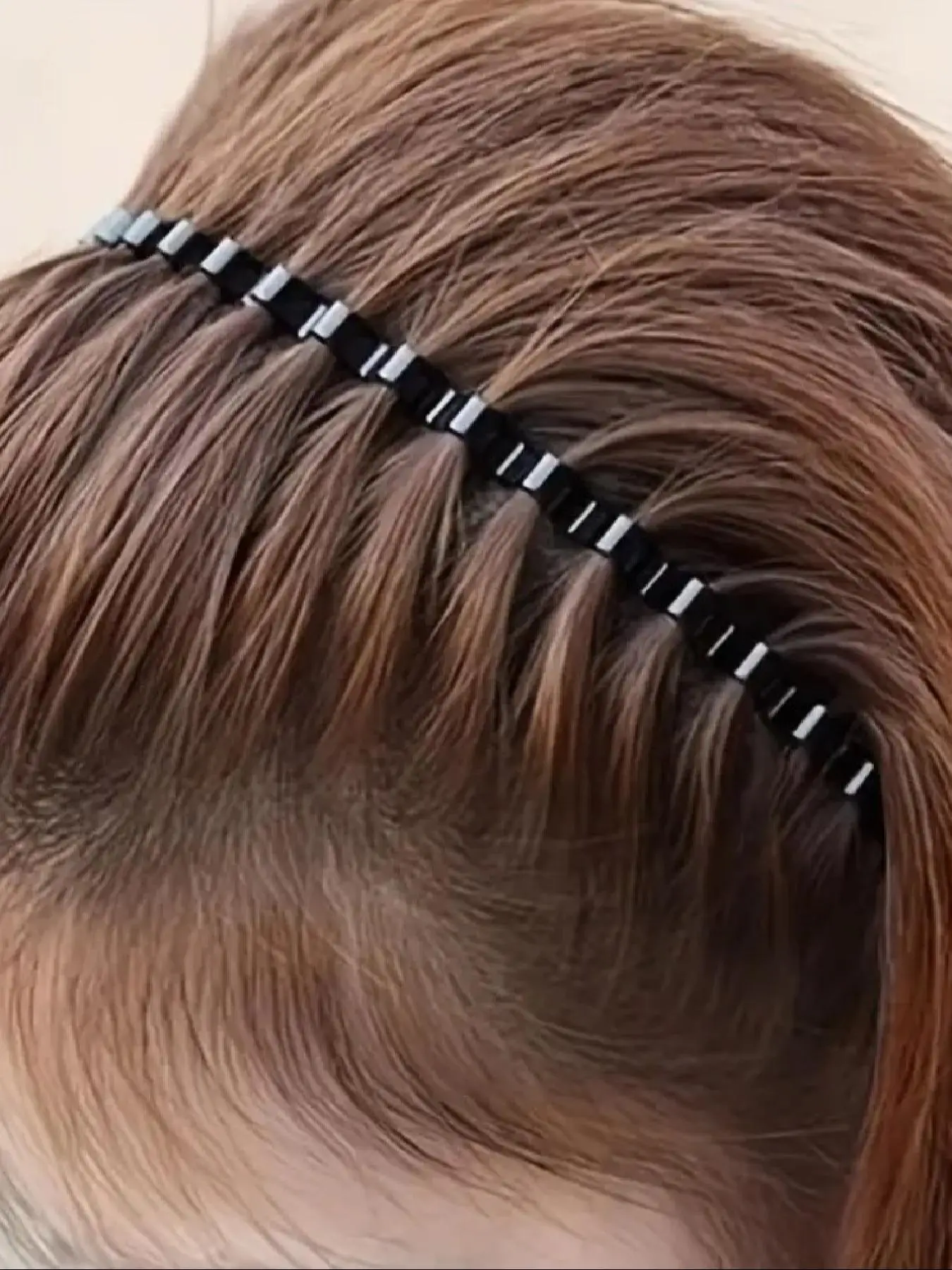 Metal Non Slip Hair Band for Men & Women, Casual Metal Wavy Summer Outdoor Sports Headband, Trendy Summer Hairstyles Hair Accessories Gifts