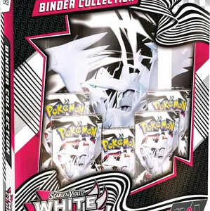 Pokémon White Flare Binder Collection - Includes Binder & Cards - Official Trading Card Game Accessory