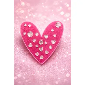 Bejeweled heart
