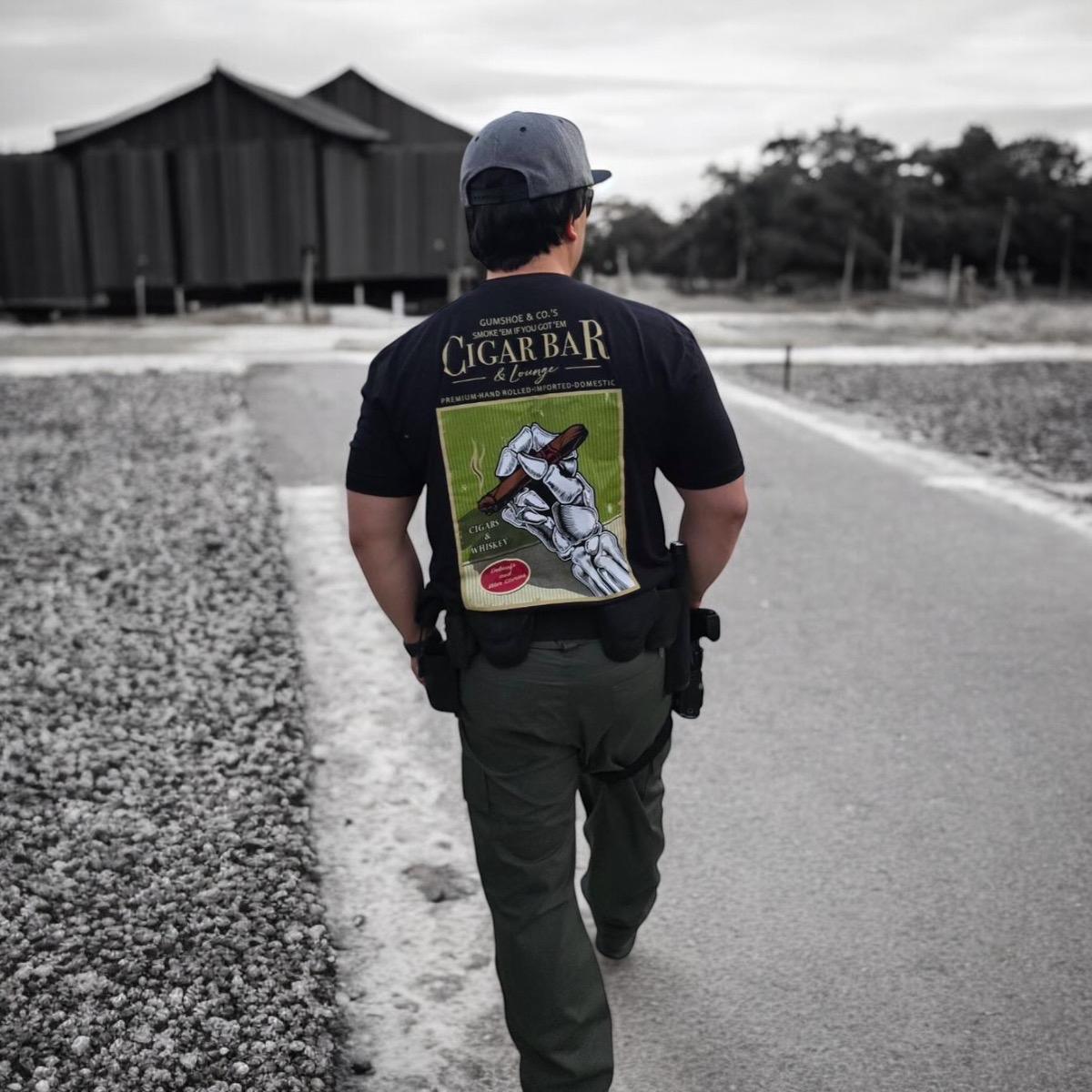 Gumshoe&Co. Brand Apparel (Unisex)/LEO Owned and Operated (Cigar Bar Shirt)