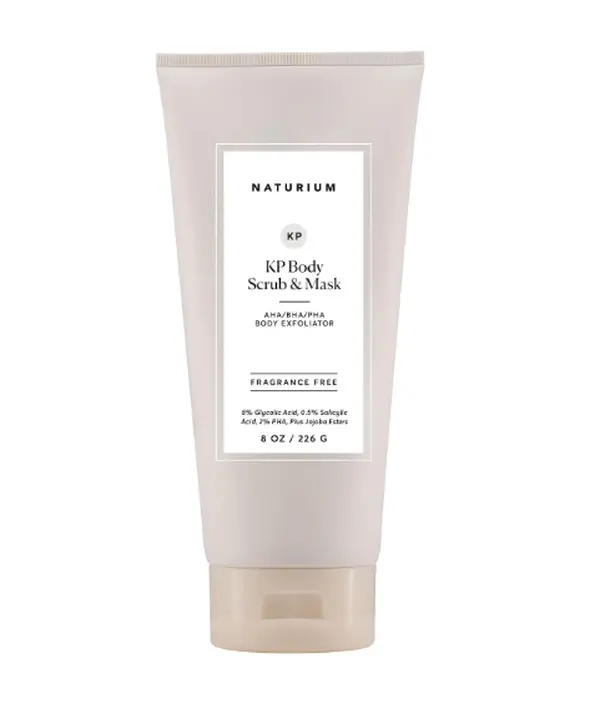 Naturium KP Body Scrub & Mask for Keratosis Pilaris, Bump Eraser Shower Scrub & Exfoliator for Skin, 8 oz