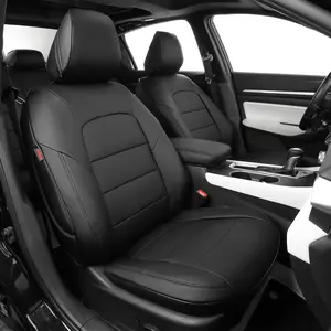 EKR Custom Fit Nissan Altima Car Seat Covers (Fits 2013-2025 S SV SR SL Platinum Edition ONE) Full Leather Black Waterproof Stain-Resistant Easy Install All-Season Car Seat Protection Interior Upgrade 2-Year Warranty