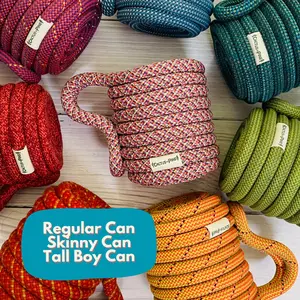 Upcycled Retired Climbing Rope Can Cozie - Tiktok Live Special Color!
