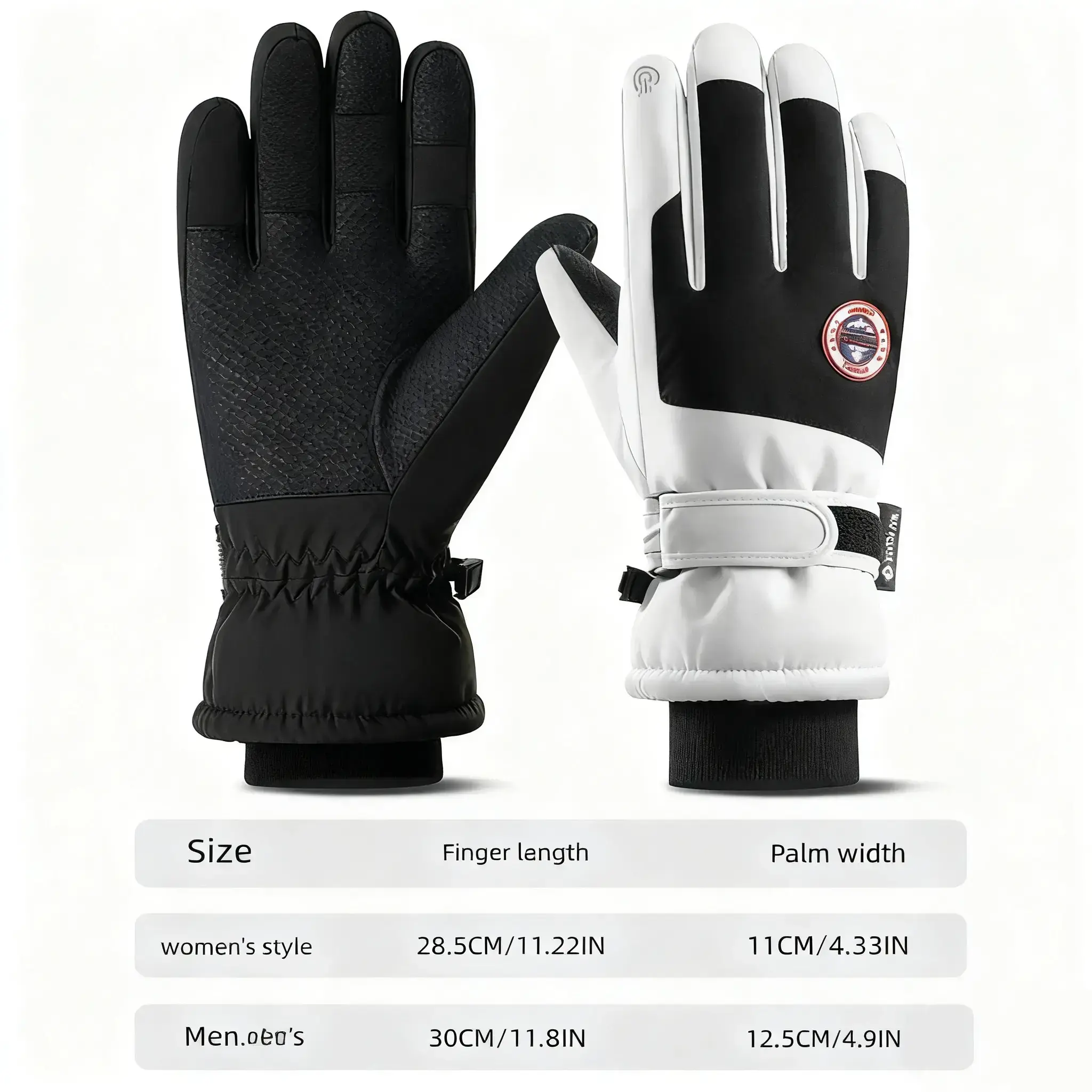 Waterproof and hot touch screen for winter gloves, windproof and warm gloves for outdoor sports, suitable for cold weather, running, cycling, sports, hiking, skiingRAIMENTRY Waterproof and hot touch screen for winter gloves, windproof and warm gloves for outdoor sports, suitable for cold weather, running, cycling, sports, hiking, skiingRAIMENTRY