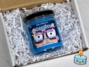 Dreamy Dilemma Candle | Bob's Burgers Inspired Candle | Hand Poured Vegan Wax Blend Candle | 9 oz, 4 oz, 2 oz Snap Bar