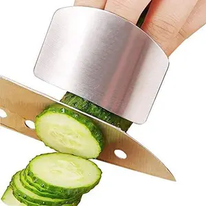 Stainless Steel Finger Guard for Slicing - Cutting Protector for Chopping, Kitchen Safe, Safety Tool for Utensils Cover
