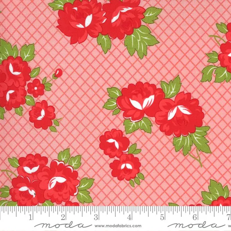 Fabric Moda Pink Sunday Stroll by the Quarter Yard 55221-13