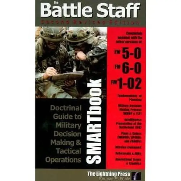 USED Book - Battle Staff Smartbook: Doctrinal Guide to Military Decision Making And Tactical Operations by Norman M. Wade (Plastic Comb) - english