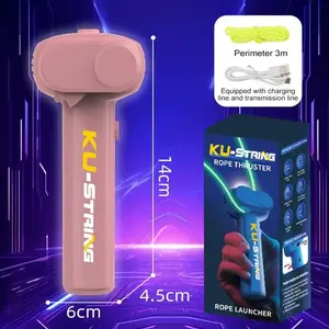 Glow-in-the-Dark Flying String Toy with  Lights - Endless Tricks & Shapes -  Loops & USB-C Charging