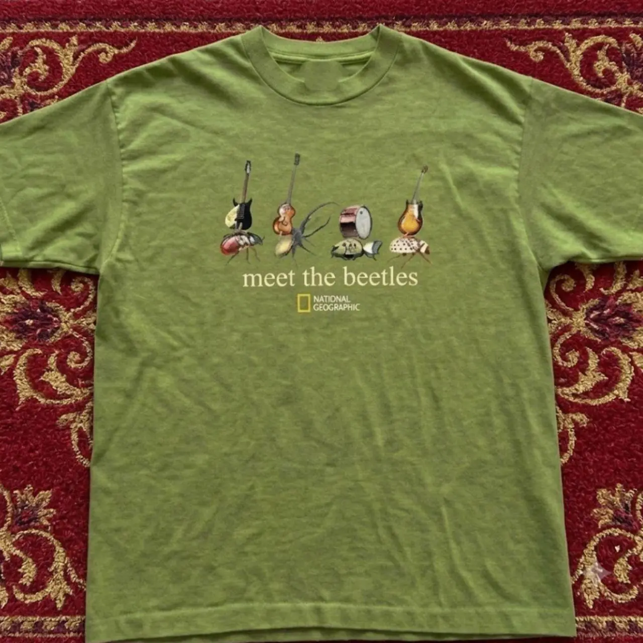 Meet The Beetles Graphic Tee Vintage Design