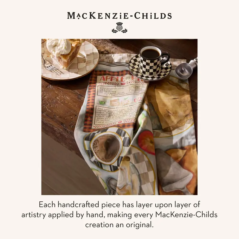 Mackenzie-Childs Dish Towel, Decorative Cotton Dish Towel, Kitchen ...
