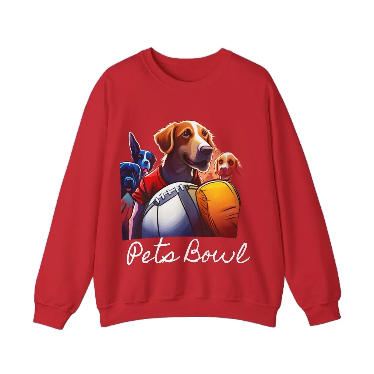 American Petsmart Pets Bowl Sweatshirt Stylish Soft Menswear Furry Casual Classic