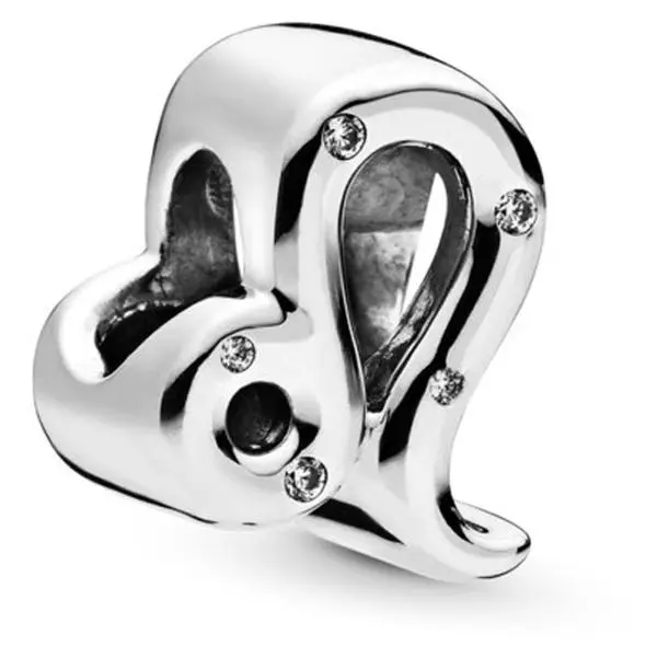 Pandora Sparkling Leo Zodiac Charm 798414C01, Bracelet Stacking, Charms & Pendants, Sparkly Look