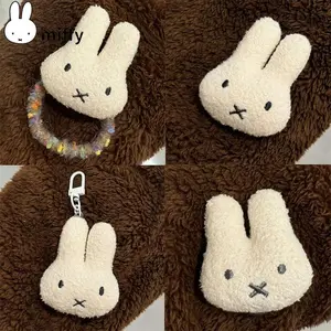 Cute Miffy Kawaii Cartoon Hair Tie Hairpin Brooch Bangs Clip Pendant sweet Girl Birthday Christmas Gift