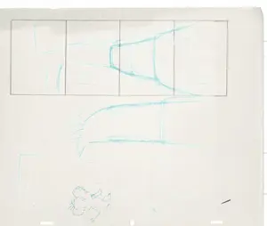Tom & Jerry Kids Storyboard Hand-drawn Animation Hanna Barbera Babet 1992 S1-044