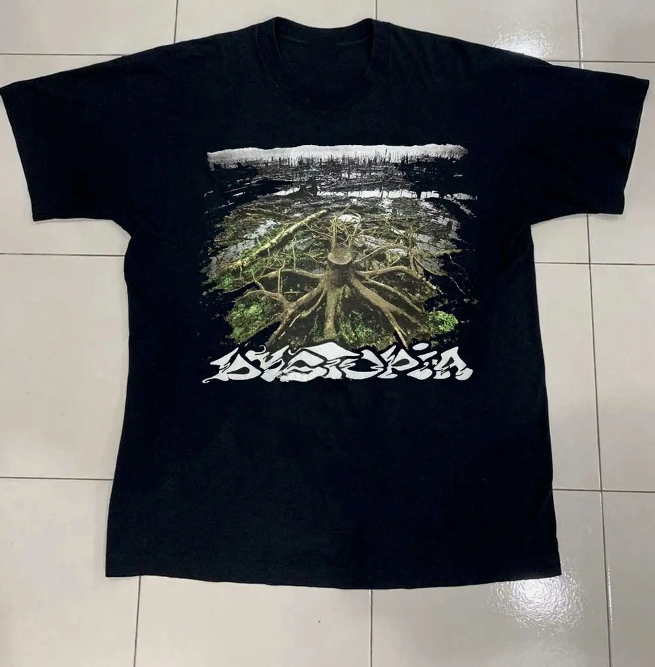 New Popular Dystopia Band Black T-Shirt Cotton Full Size   BT689 K