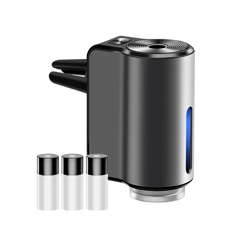 Smart Auto-Spray Car Vent Diffuser: Premium Aluminum Alloy Design  Long-Lasting Subtle Fragrance  Effortless Air Freshening