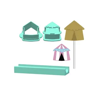 Circus Tent Cake Pop Mold |Deluxe Cutter, Popper, and Tray Option