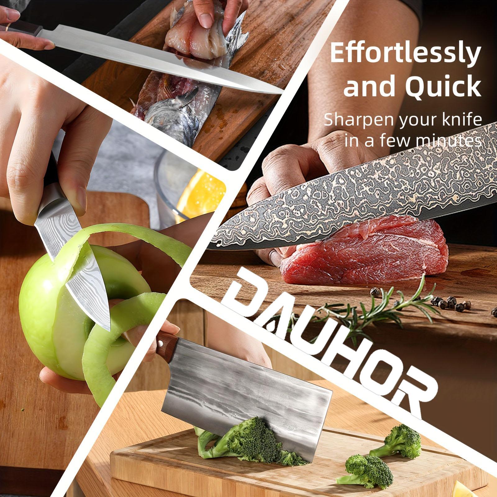 Rolling Knife Sharpener Set, 15°20° Kitchen Knife Magnetic Rolling Knife Sharpener, Diamond Sharp Curve Knife Sharpener, Wooden Handle Sharpening Stone, Diamond Ceramic Knife Sharpening Set for honing knives sharpening Kitchen Gadgets Steel Kitchenware