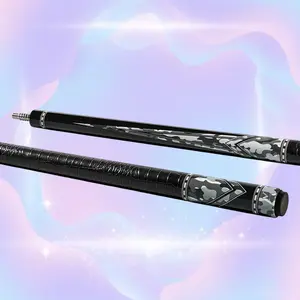 EVO Recon Carbon Fiber Pool Cue - Ghost Camo - Microfiber Leather Wrap - 29" Pro Taper Shaft - 12.5 mm TIME Tip - Ultra-Stiff Stainless 3/8-8 Joint (19-19.5 oz)