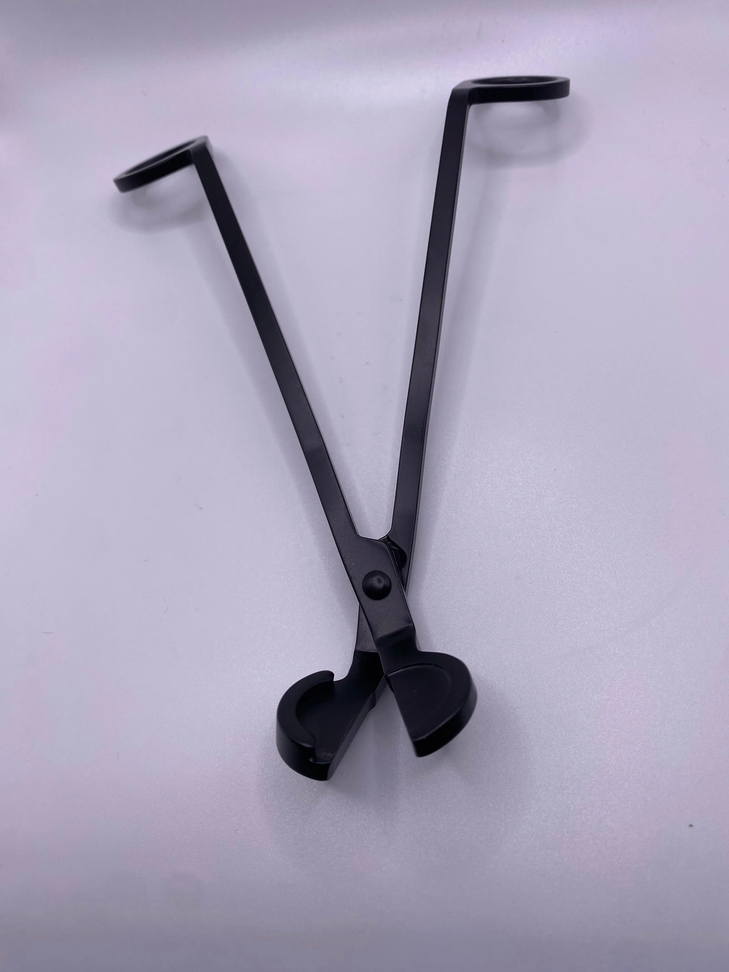 Wick Trimmer - Easy to Maintain Long Handle Candle Scissors to Reduce Soot and Smoke - Recommended Length 1/4'' Before Lighting - Metal Decor Accessory for Ornaments
