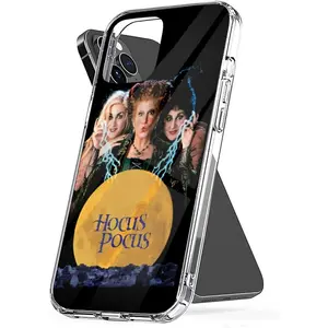 Phone Case Hocus Shockproof Pocus Cover Accessories TPU Transparent Compatible with iPhone SE 7 8 X XR 11 12 13 14 15 16 Plus Mini Pro Max Samsung Galaxy Note S9 S10 S20 S21 Ultra Plus Cellphone Protective