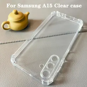 Clear Phone Case, Silicone Shockproof Phone Protective Cover, Phone Accessory Compatible With Samsung A15 5G