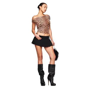 KAHLO TOP - LEOPARD