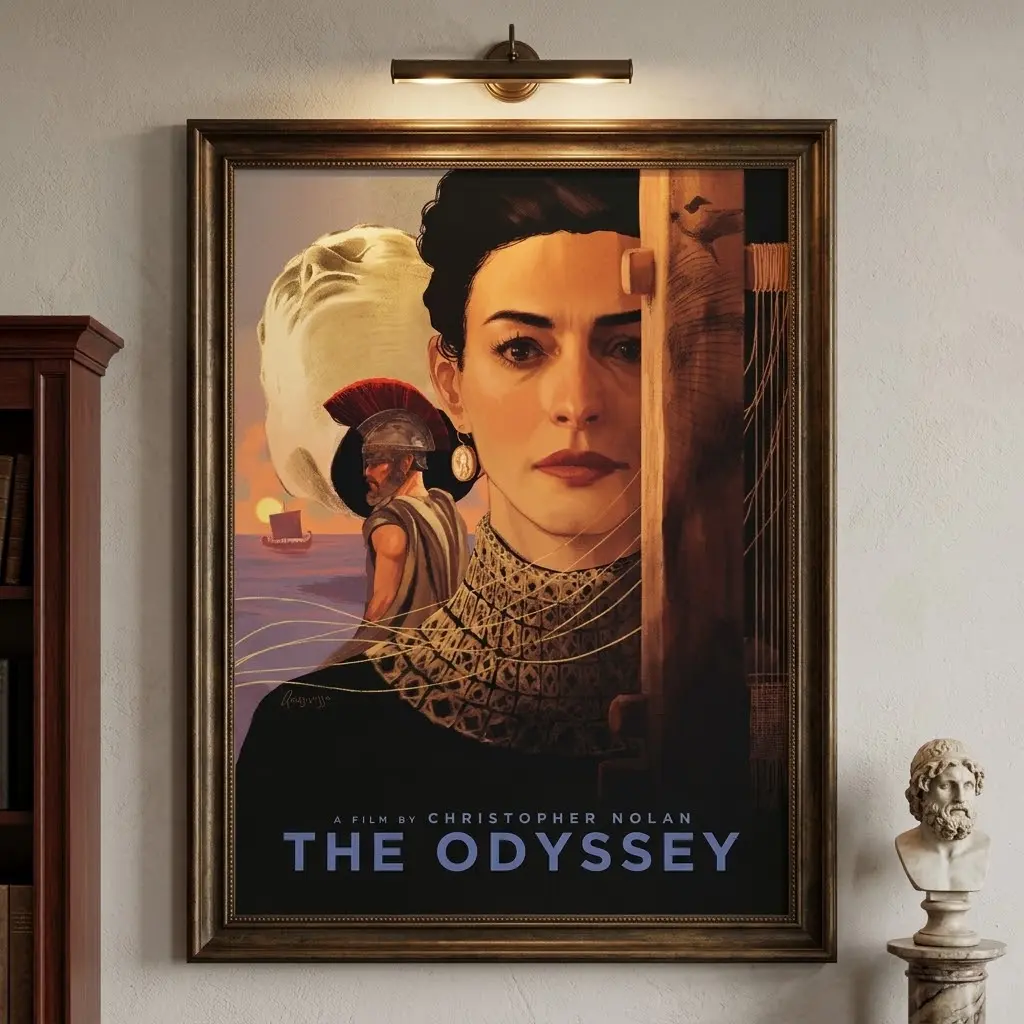 The Odyssey Movie Poster Print – Cinematic Home Decor for Movie Lovers, No Frame