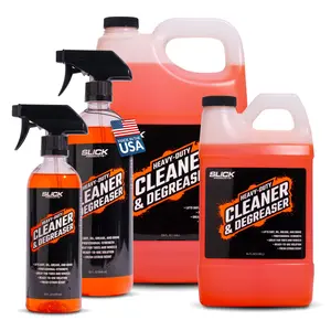 Slick Products Heavy-Duty Cleaner & Degreaser – Professional Strength Citrus Formula for Tires, Wheels, Engines, Chains & Tough Grime – Ready to Use or Dilute