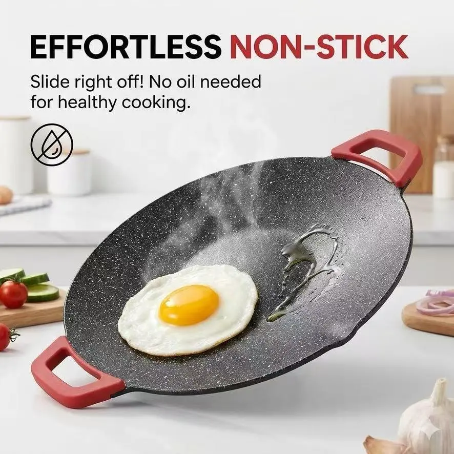 15.6" Stainless Steel Tabletop Electric Nonstick Coating Griddle - Smokeless Indoor Grill for Family Breakfast, Korean Barbecue (Tools & Hardware Household Appliances)
