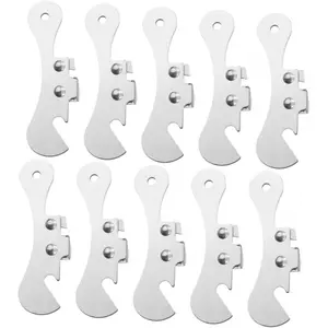 Stainless Steel Beer Can Opener Set of 10 Portable for Daily Use Home Bar