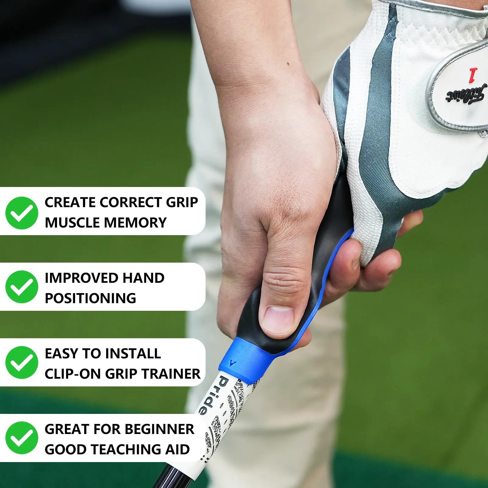 Golf Grip Trainer, Golf Training Aid, Easy To Carry to the Practice Area, Grip Trainer Club to Help Train Correct Hand Position