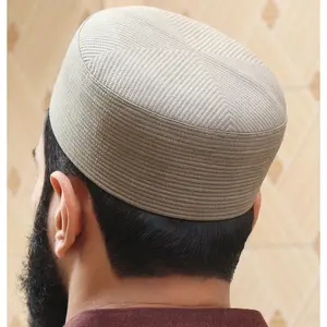 Men's Premium Islamic Turban Kufi - Mink