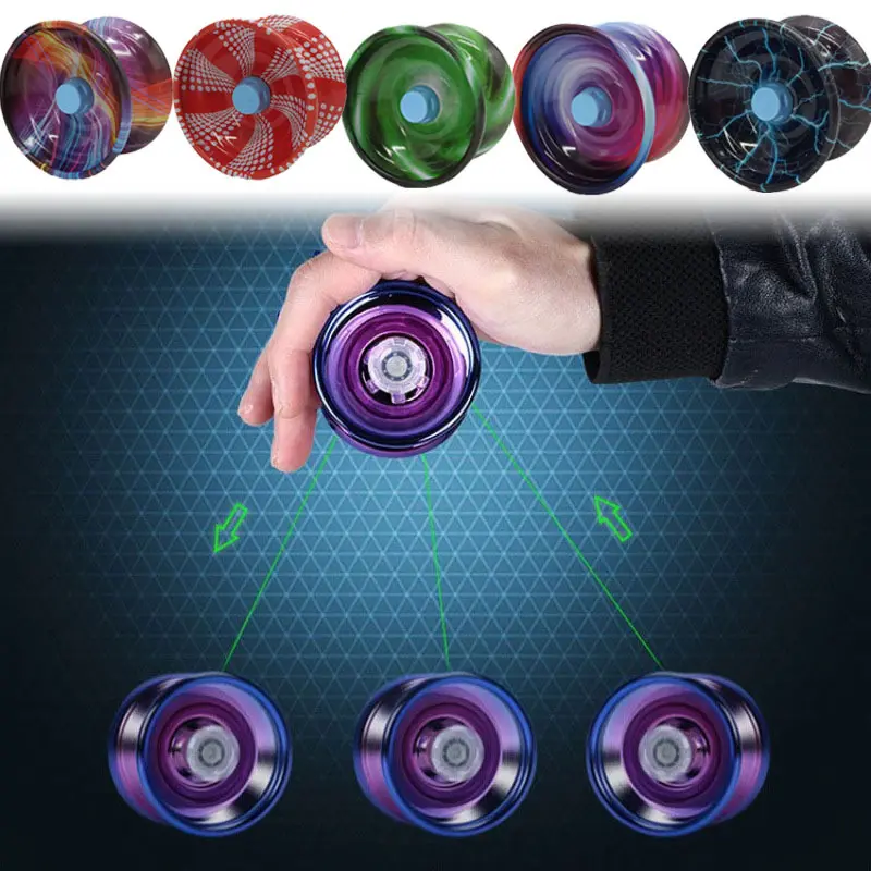 1pc Precision-Crafted High-Speed Metal Yo-Yo with Detachable Strap - Durable Vibrant Colors Dazzling Performance for Beginners - Available in Multiple Colors - Perfect for Outdoor Play and Practice