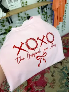 The Original Love Letters Embroidered Sweatshirt