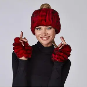Head band and texting glove set