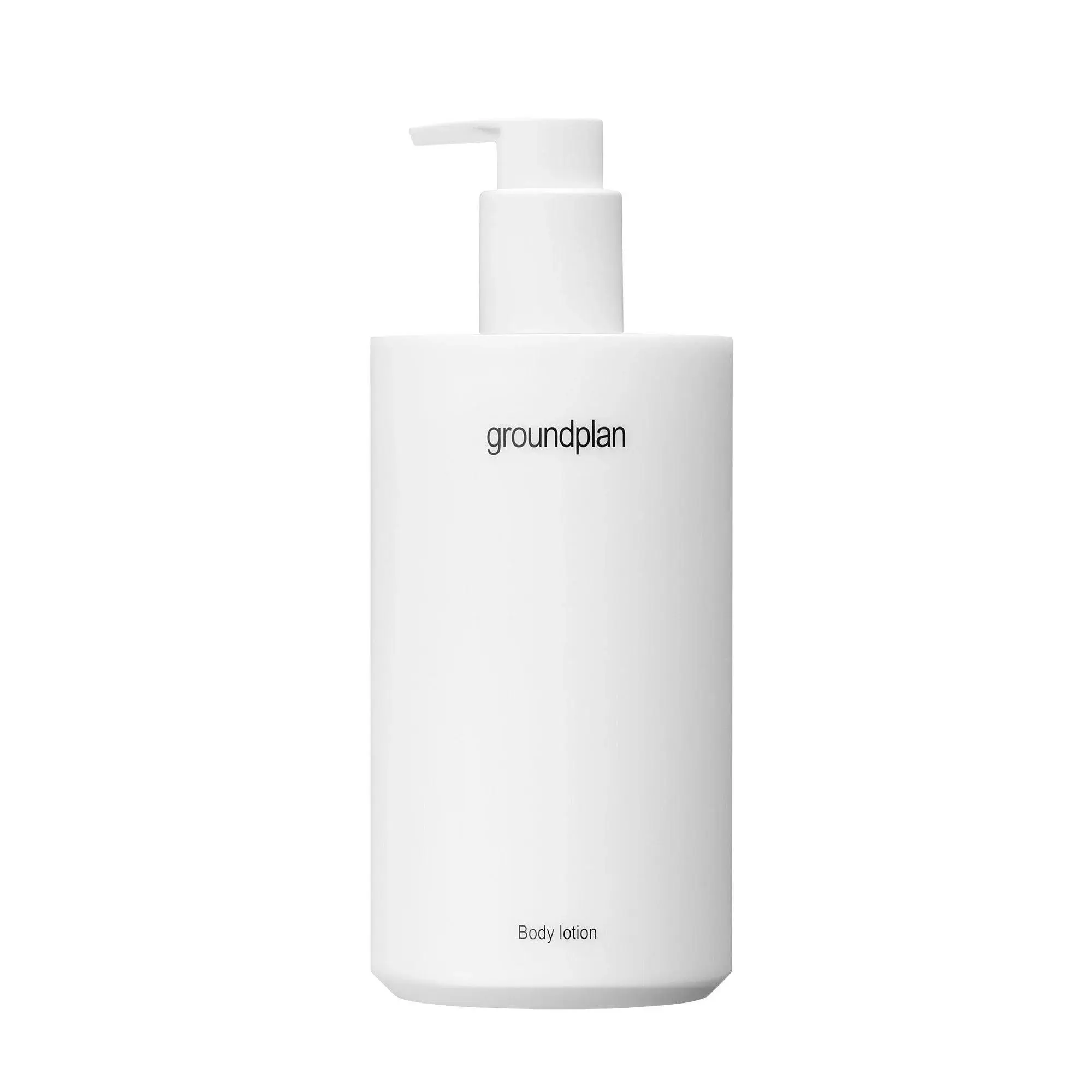groundplan All-in-One Body Lotion 500g, Korean Body Moisturizer with Shea Butter, Olive Oil + Hyaluronic Acid for Dry Rough Skin
