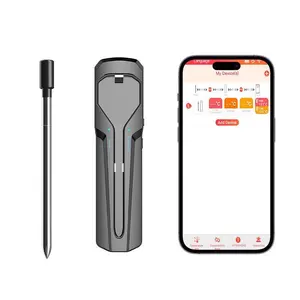 Digital Smart Wireless Cooking Thermometer, Bluetooth-compatible Kitchen Oven Thermometer, Multifunctional Cooking Thermometer for BBQ Steak, Wireless Meat Thermometer