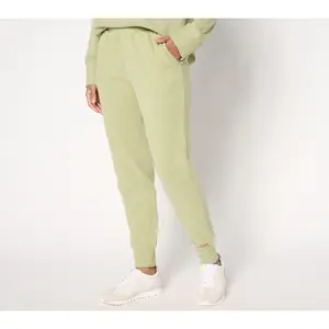 Peace Love World Petite Textured Knit Jogger