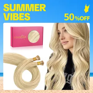 WENNALIFE I Tip Hair Extensions Human Hair 100s 50g-100g 14-24 Inch Invisible I Tips Straight Itips Fusion Extensions for Stylish Look summer hair extensions