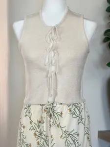 Knit Vest Tie Top