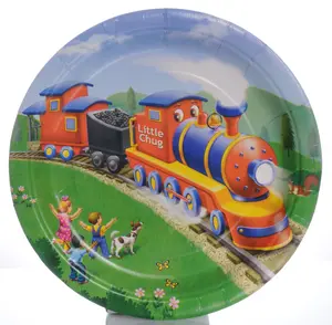 Little Chug Train Party Dinner Plates (8 ct)