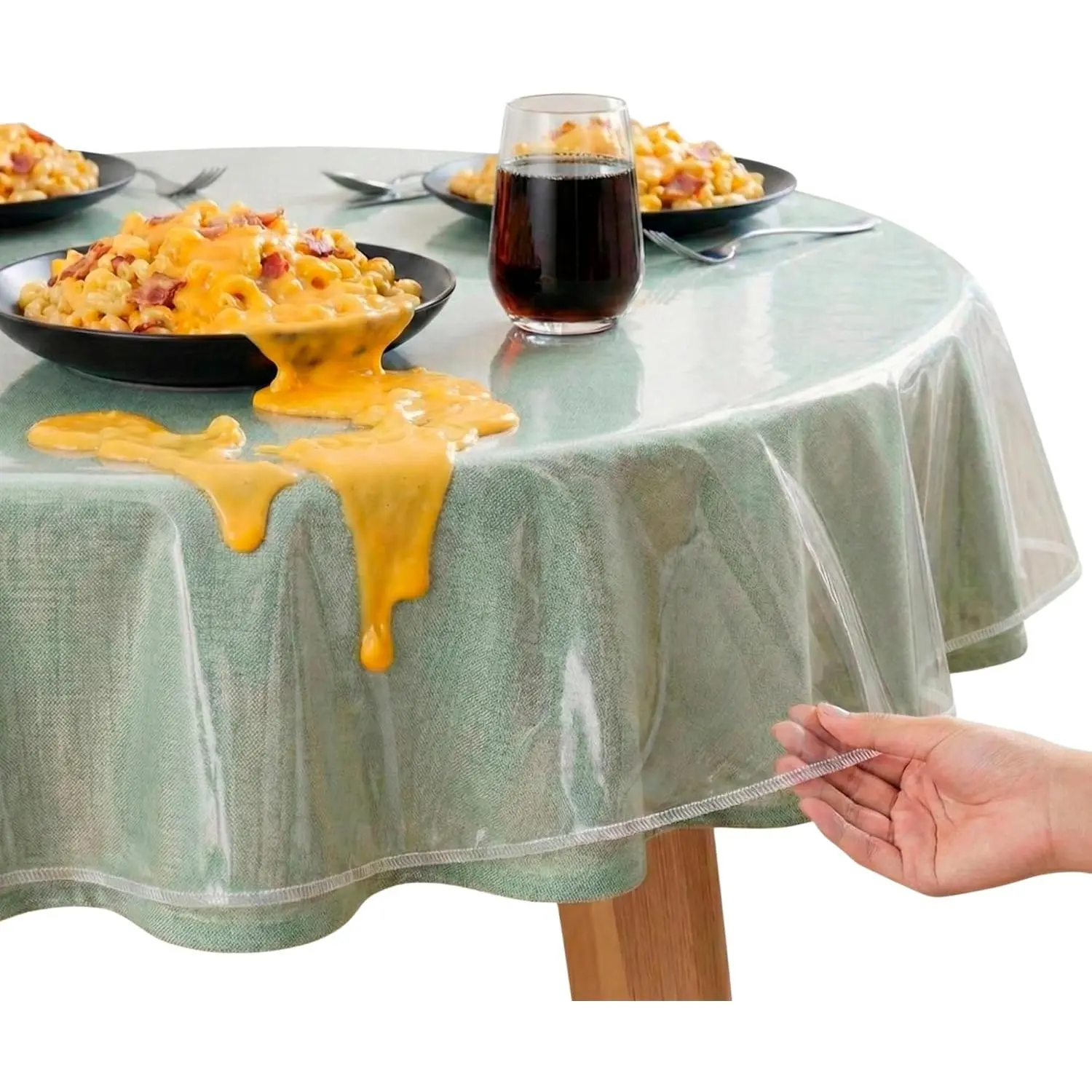 Clear Table Cover Protector 0.15mm (Clear, 60" / Round)