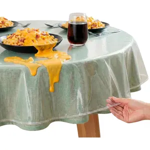 Clear Table Cover Protector 0.15mm (Clear, 60" / Round)