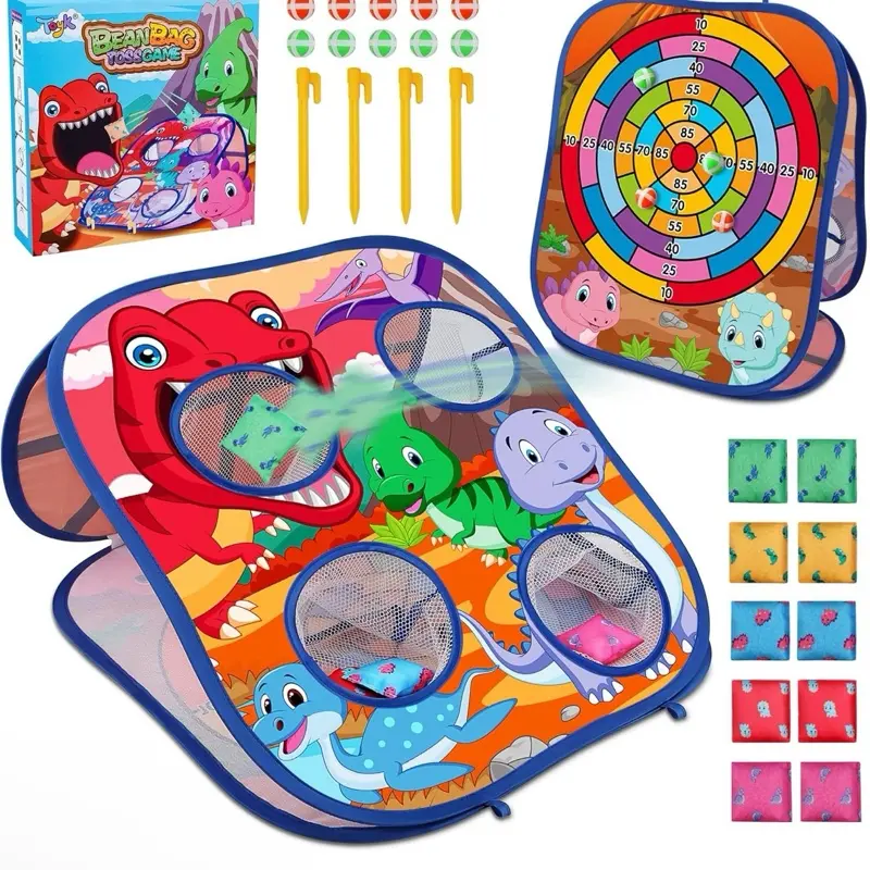 Bean Bag Toss Game Toy - Outdoor Toss Game for Kids, Gift for Boys, Ideal for Parties and Birthday Celebrations