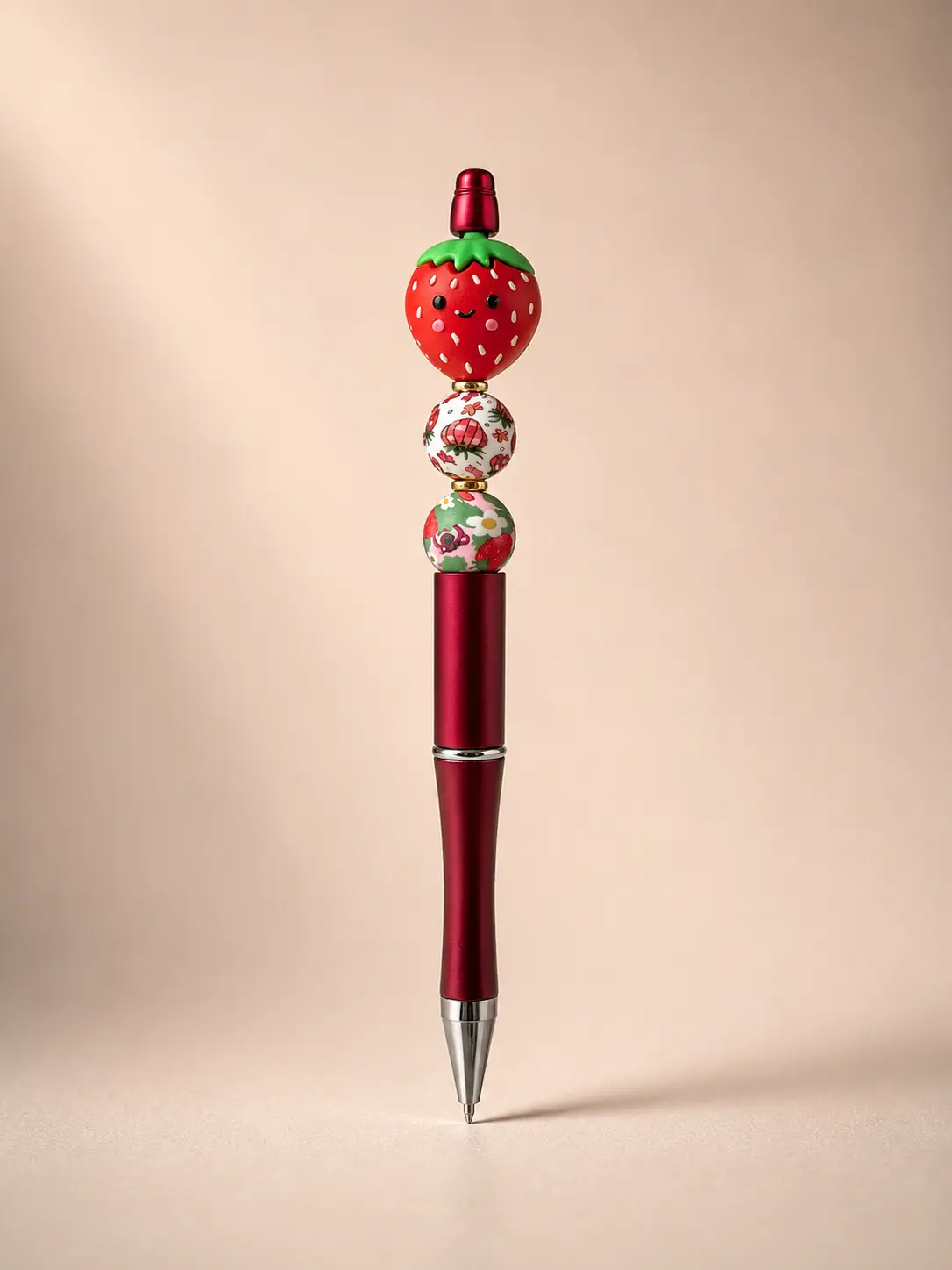 Cotton-Candy Bloom Pen | Beads of Hope T1D – Handmade Silicone Bead Pen