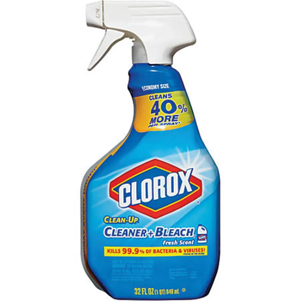 212 MAIN Clorox CLO30197 32oz Clean-Up Cleaner & Bleach Spray, Rain Scent, Multi Color - Household Cleaning for Kitchen Surfaces, Bath