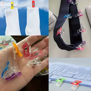 120pcs/60pcs, Multi-Functional Plastic Sewing Clips: Premium Quilting Clips, Handcraft Plastic Clips, Random Colors
