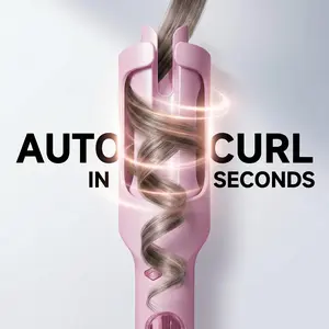Automatic Rotating Curling Iron 30mm Beach Waves Curler  Cool Airflow Anti-Frizz Hair Waver, Volumizing Egg Curling Wand, No Heat Damage Styler  Travel & Summer Essential | Gift for Mothers Day
